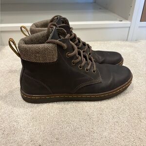 Dr. Martens Brown Leather Women's Boots